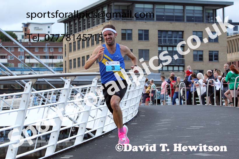 Quayside 5k Road Race, Newcastle/Gateshead, 2021, August 11th. Photo: David T. Hewitson/Sports for All Pics
